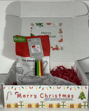 Load image into Gallery viewer, Kids Christmas Treats and Activity Box UK United Kingdom, Children's Christmas Gift Box