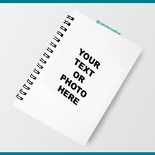 Load image into Gallery viewer, A5 Custom Notebook Journal