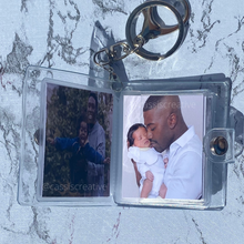 Load image into Gallery viewer, Personalised Personalized Mini Photo Album Keychain Keychain Keyring