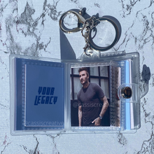 Load image into Gallery viewer, 9 Things I Love About You Dad Mini Photo Album Keychain Keyring