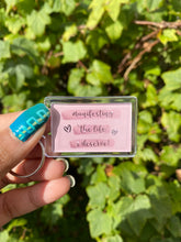 Load image into Gallery viewer, Manifesting The Life I Deserve Keychain Keyring Law Of Attraction