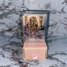 Load image into Gallery viewer, Personalised Mini Photo Album Keychain Keyring