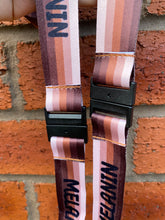 Load image into Gallery viewer, Black Rainbow Melanin Lanyard With Safety Releases Double Sided