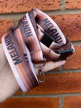 Load image into Gallery viewer, Black Rainbow Melanin Lanyard With Safety Releases Double Sided