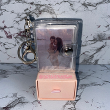 Load image into Gallery viewer, Personalised Mini Photo Album Keychain Keyring