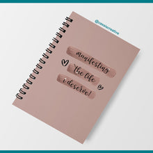 Load image into Gallery viewer, A5 Manifesting The Life I Deserve Notebook Journal