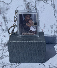 Load image into Gallery viewer, Personalised Personalized Mini Photo Album Keychain Keychain Keyring