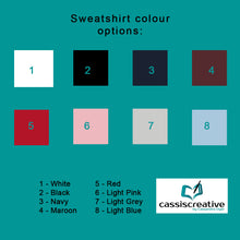 Load image into Gallery viewer, Gaming Gamer Girl Sweatshirt With Lady Wearing Headset Holding Controller Pad