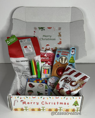 Kids Christmas Treats and Activity Box UK United Kingdom, Children's Christmas Gift Box