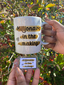 Handmade Millionaire in the making mug