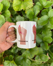 Load image into Gallery viewer, Handmade Queens Fists Complexions Black Lives Matter Mug