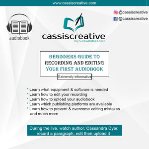 Record Your First Audiobook Masterclass For Authors