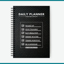 Load image into Gallery viewer, A5 Unisex Daily Quarterly Undated Planner For Positivity And Organisation