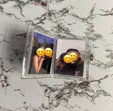 Load image into Gallery viewer, Personalised Mini Photo Album Keychain Keyring