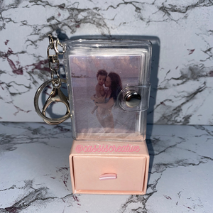 Personalised Mini Photo Album Keychain Keyring