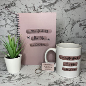 A5 Manifesting The Life I Deserve Notebook Journal