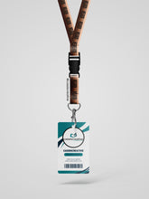 Load image into Gallery viewer, Black Rainbow Melanin Lanyard With Safety Releases Double Sided